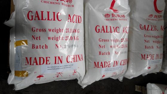 Белая галловая кислота C6H2 OH 3COOH CAS 149-91-7 Для белых продуктов