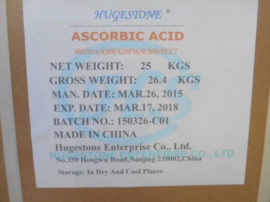 Пищевой антиоксидант Витамин С для пищевых продуктов BP/USP/EP/JP/FCC как питательная ценность