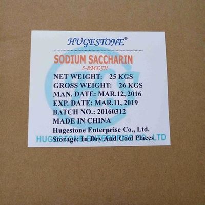 Продовольственное подсластитель натрий сахарин CAS No 6155-57-3 Bp/USP/Ep/FCC с спецификацией Bp/USP/Ep/FCC